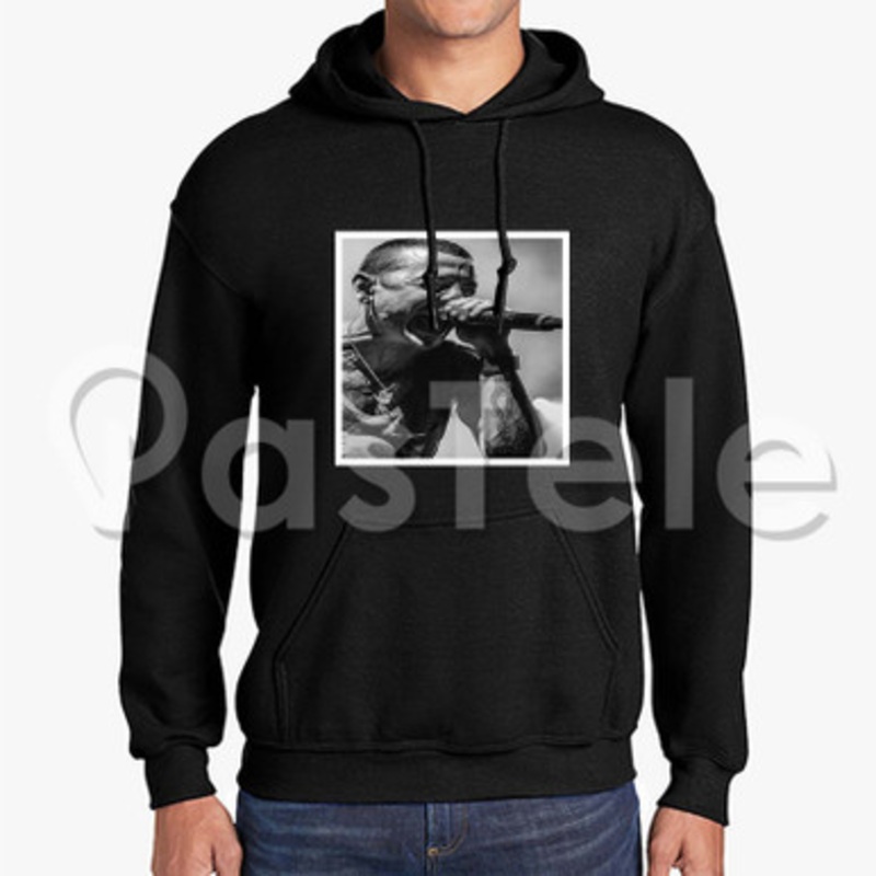 Chester Bennington Custom Unisex Hooded Sweatshirt Crew Hoodies Hoodie Cotton Polyester