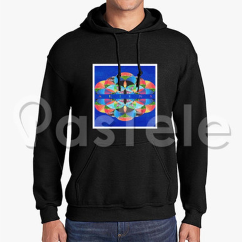 Coldplay Aliens Custom Unisex Hooded Sweatshirt Crew Hoodies Hoodie Cotton Polyester