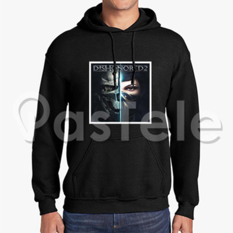 Dishonored 2 Custom Unisex Hooded Sweatshirt Crew Hoodies Hoodie Cotton Polyester