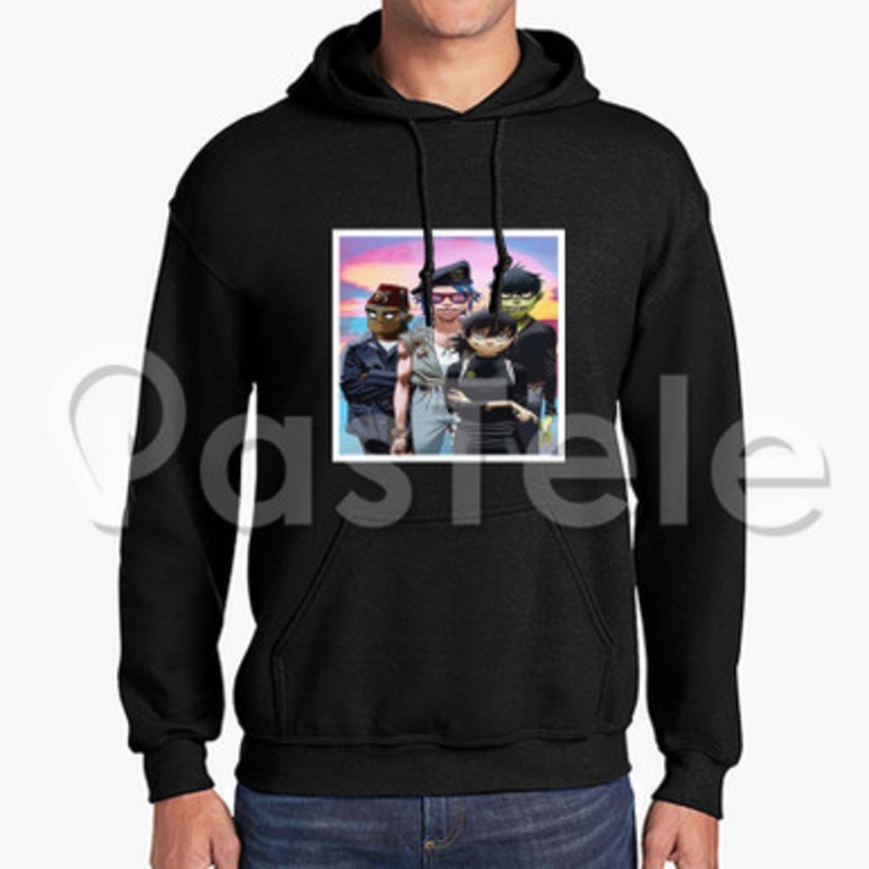Gorillaz Custom Unisex Hooded Sweatshirt Crew Hoodies Hoodie Cotton Polyester