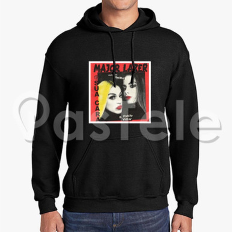 Major Lazer Sua Cara Custom Unisex Hooded Sweatshirt Crew Hoodies Hoodie Cotton Polyester