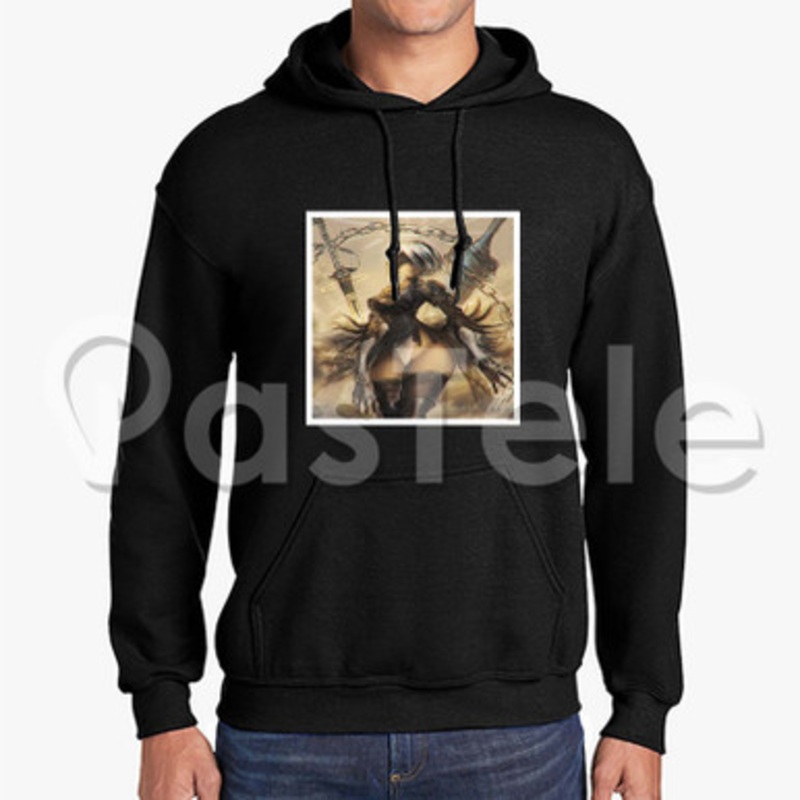 Nier Automata Custom Unisex Hooded Sweatshirt Crew Hoodies Hoodie Cotton Polyester