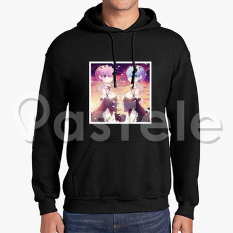 Re Zero Starting Life in Another World Custom Unisex Hooded Sweatshirt Crew Hoodies Hoodie Cotton Polyester