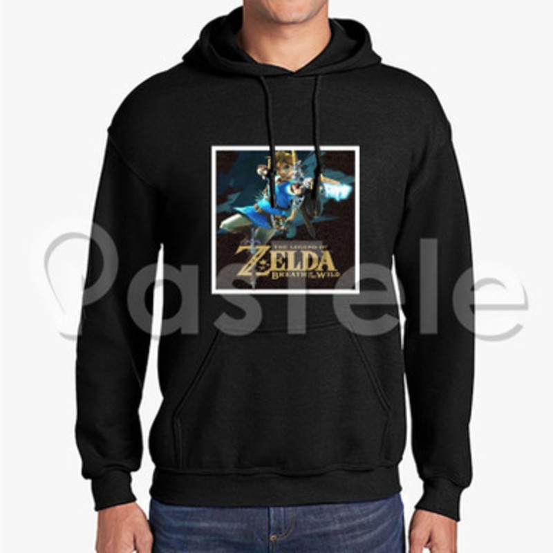 The Legend of Zelda Breath of the Wild Link Custom Unisex Hooded Sweatshirt Crew Hoodies Hoodie Cotton Polyester