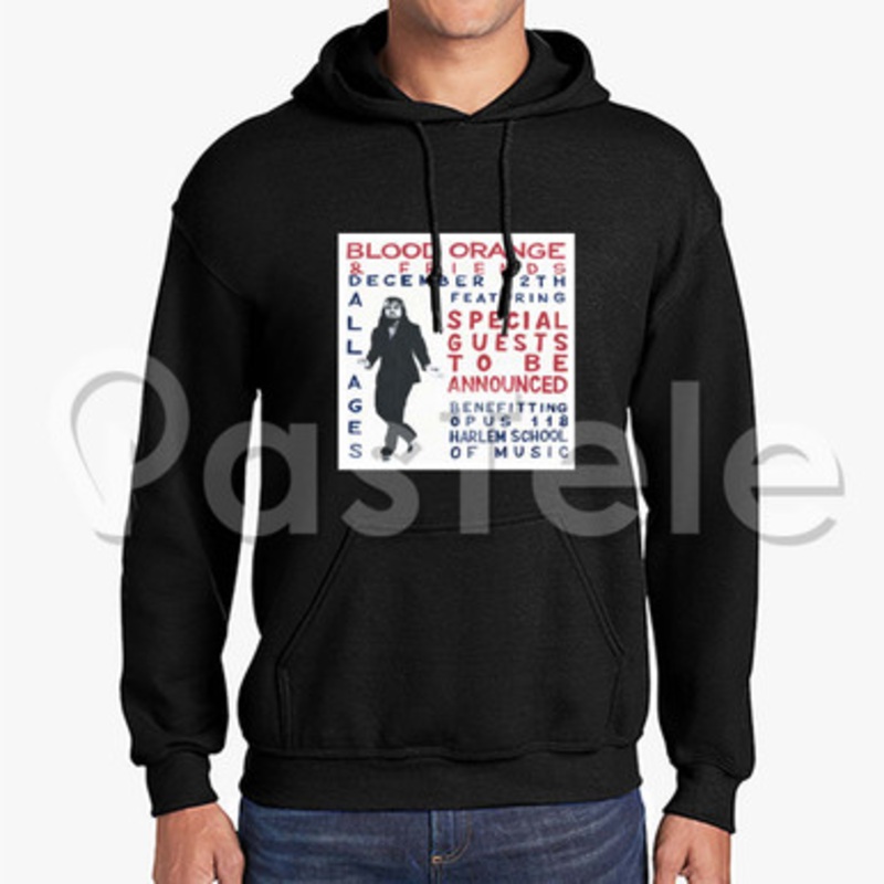 Blood Orange Custom Unisex Hooded Sweatshirt Crew Hoodies Hoodie Cotton Polyester