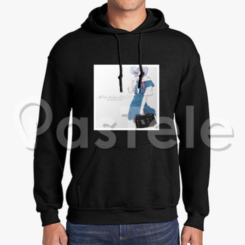 Evangelion You Are Not Alone Custom Unisex Hooded Sweatshirt Crew Hoodies Hoodie Cotton Polyester