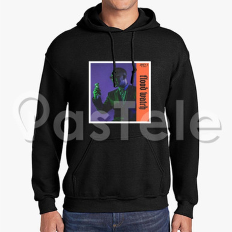 Flood Watch Juicy J Feat Offset Custom Unisex Hooded Sweatshirt Crew Hoodies Hoodie Cotton Polyester