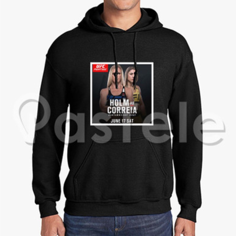 Holly Holm vs Bethe Correia Custom Unisex Hooded Sweatshirt Crew Hoodies Hoodie Cotton Polyester