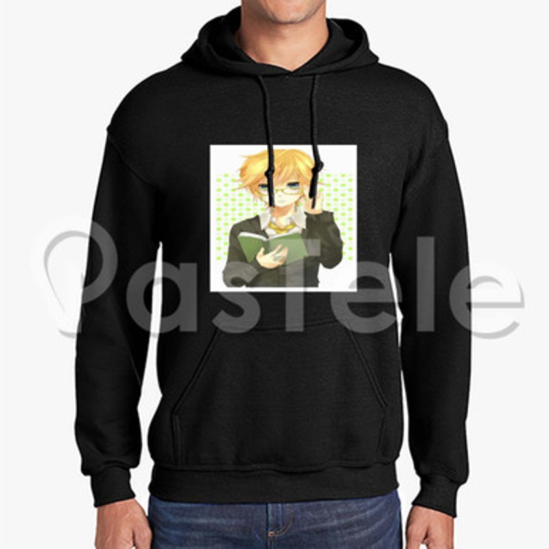 Kagamine Len Vocaloid Custom Unisex Hooded Sweatshirt Crew Hoodies Hoodie Cotton Polyester