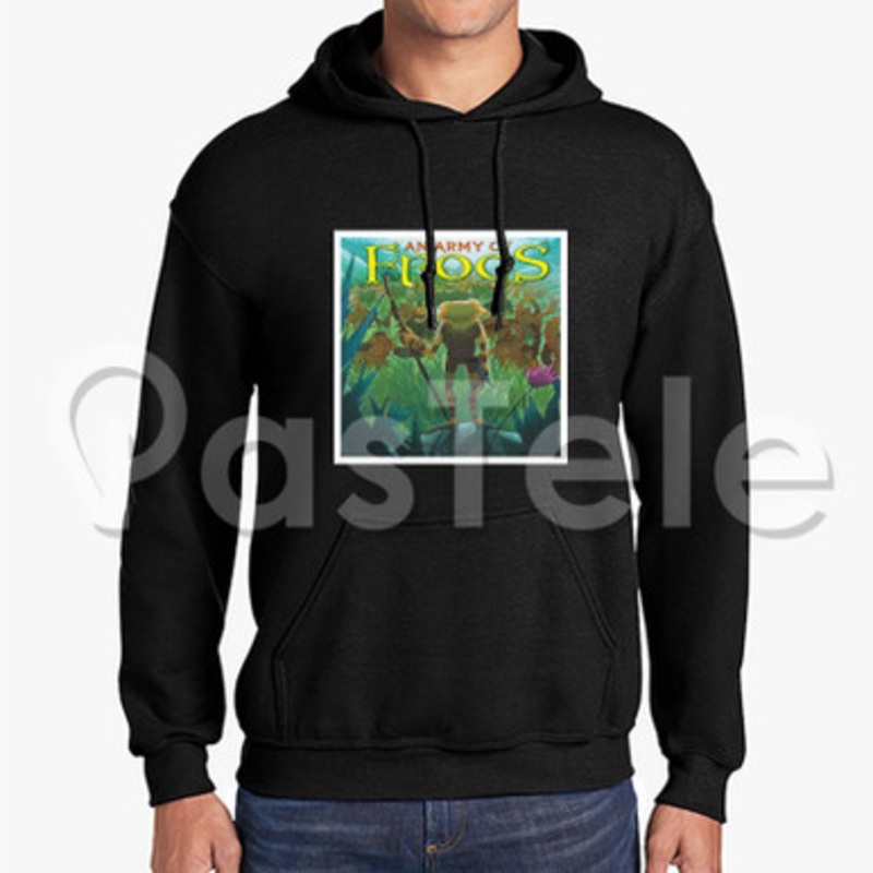 Kulipari An Army of Frogs Custom Unisex Hooded Sweatshirt Crew Hoodies Hoodie Cotton Polyester