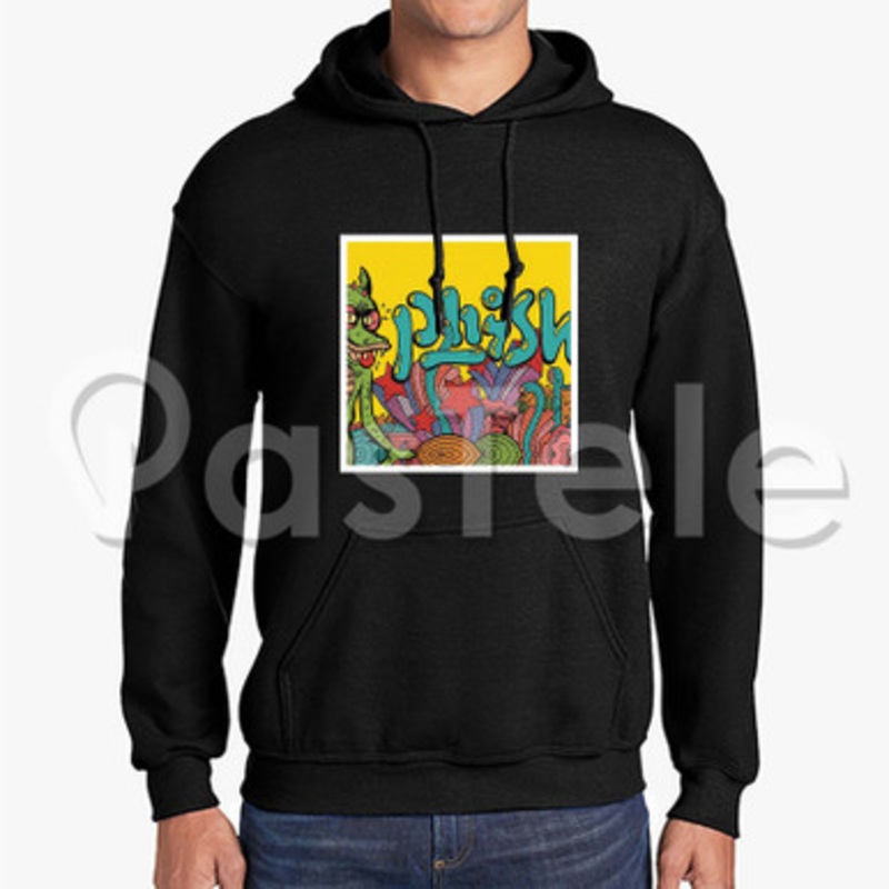 Phish Custom Unisex Hooded Sweatshirt Crew Hoodies Hoodie Cotton Black White Polyester