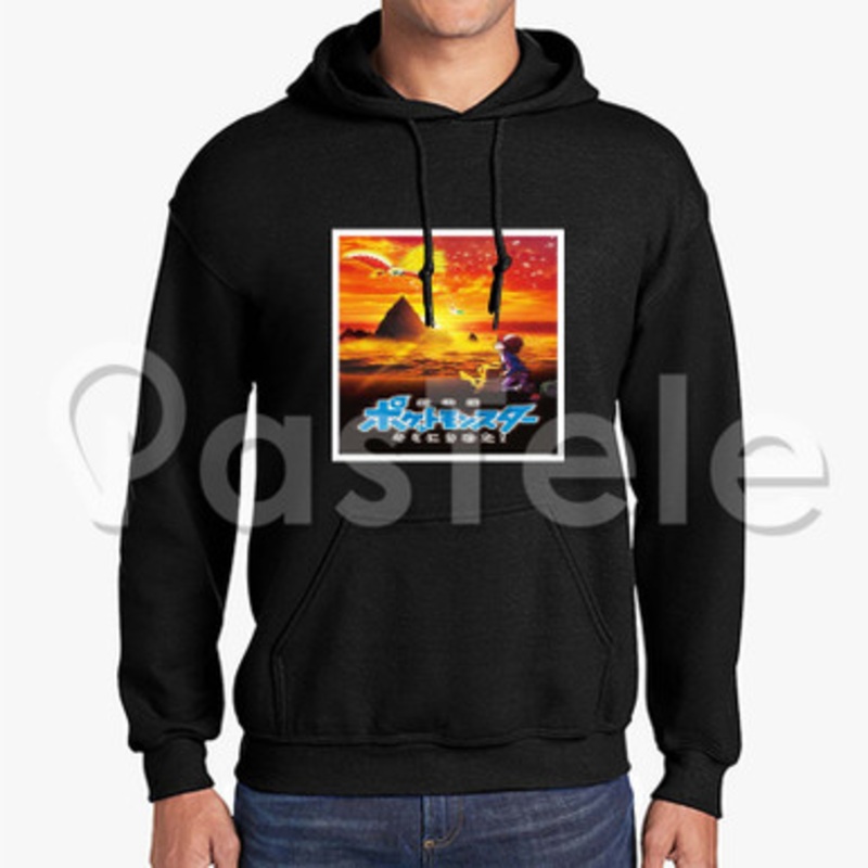 Pok mon the Movie 20 I Choose You Custom Unisex Hooded Sweatshirt Crew Hoodies Hoodie Cotton Polyester
