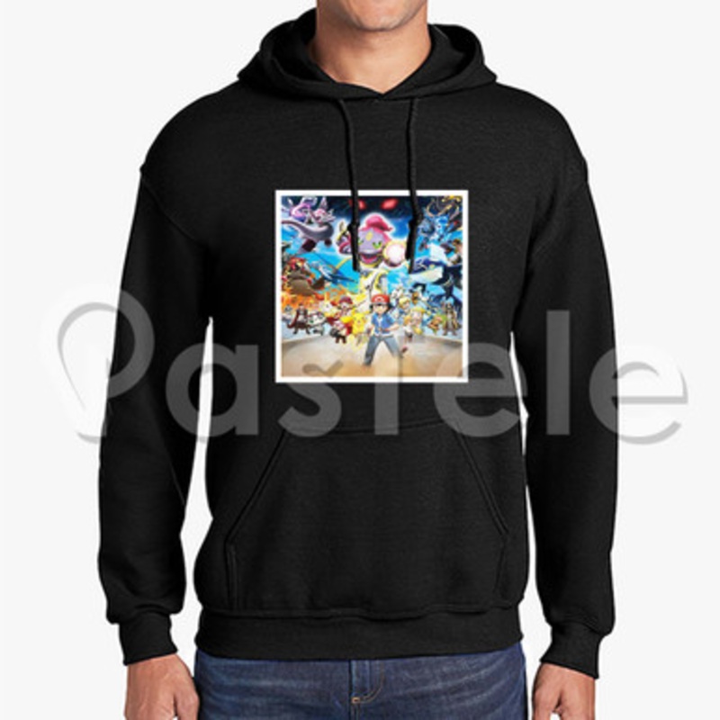 Pok mon the Movie Hoopa and the Clash of Ages Custom Unisex Hooded Sweatshirt Crew Hoodies Hoodie Co
