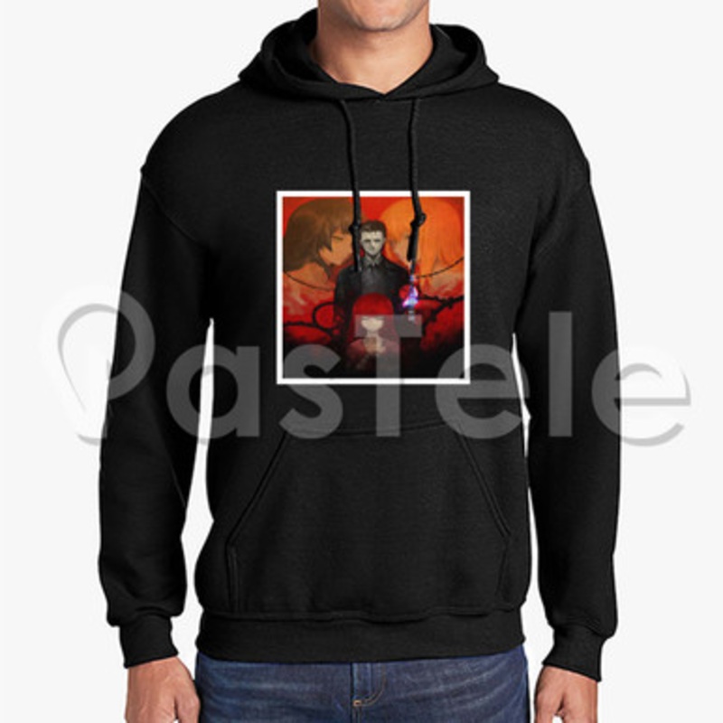 Steins Gate 0 Custom Unisex Hooded Sweatshirt Crew Hoodies Hoodie Cotton Polyester
