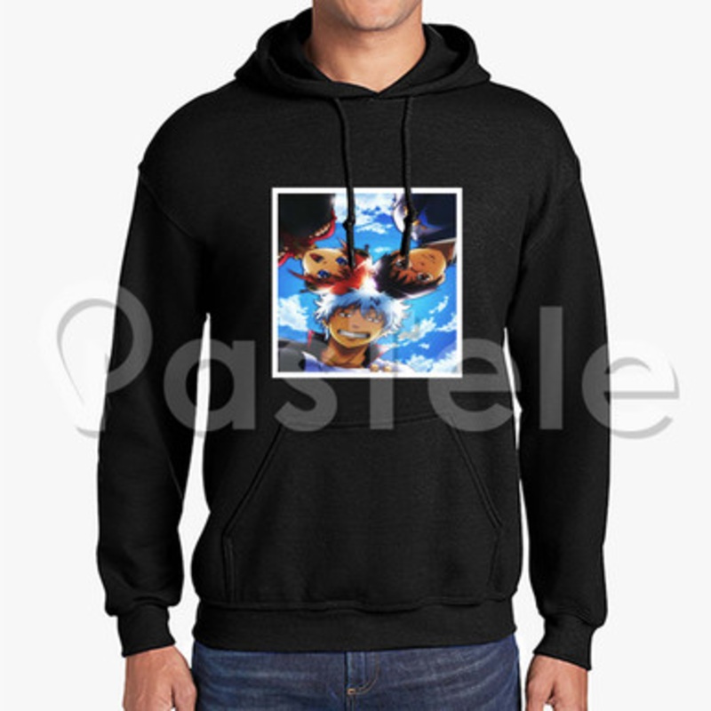 Gintama Custom Unisex Hooded Sweatshirt Crew Hoodies Hoodie Cotton Polyester