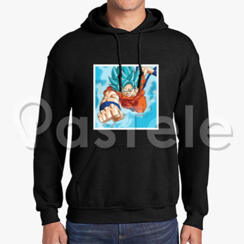 Goku Super Saiyan Blue Dragon Ball Super Custom Unisex Hooded Sweatshirt Crew Hoodies Hoodie Cotton