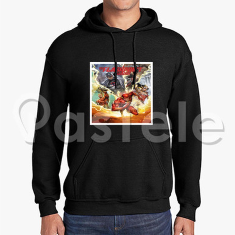 Justice League The Flashpoint Paradox Custom Unisex Hooded Sweatshirt Crew Hoodies Hoodie Cotton Pol