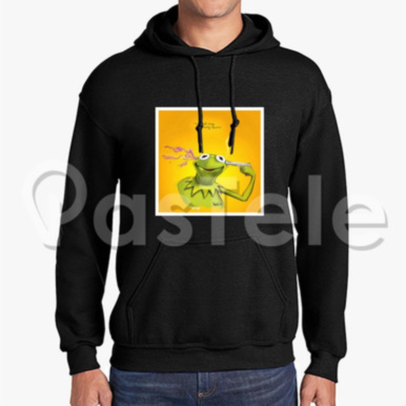 Kermit Custom Unisex Hooded Sweatshirt Crew Hoodies Hoodie Cotton Polyester