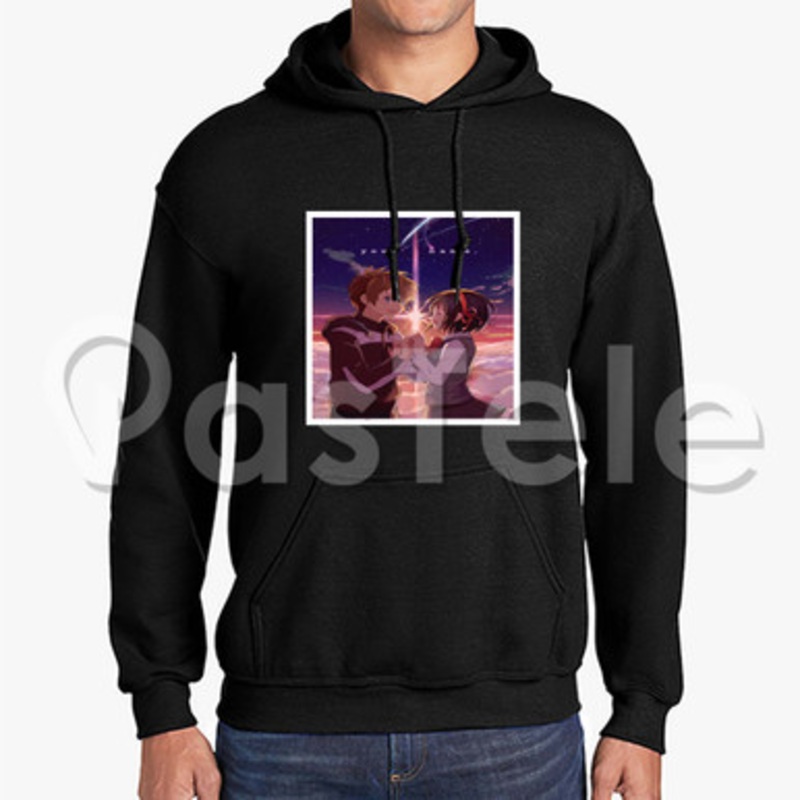 Kimi no Na wa Your Name Custom Unisex Hooded Sweatshirt Crew Hoodies Hoodie Cotton Polyester