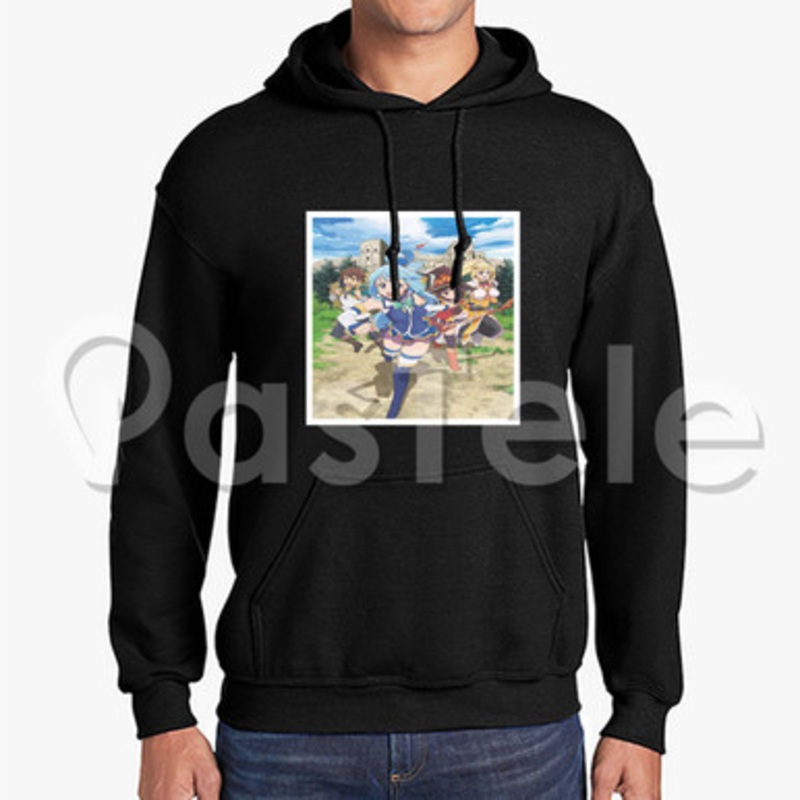 KONOSUBA God s blessing on this wonderful world Custom Unisex Hooded Sweatshirt Crew Hoodies Hoodie