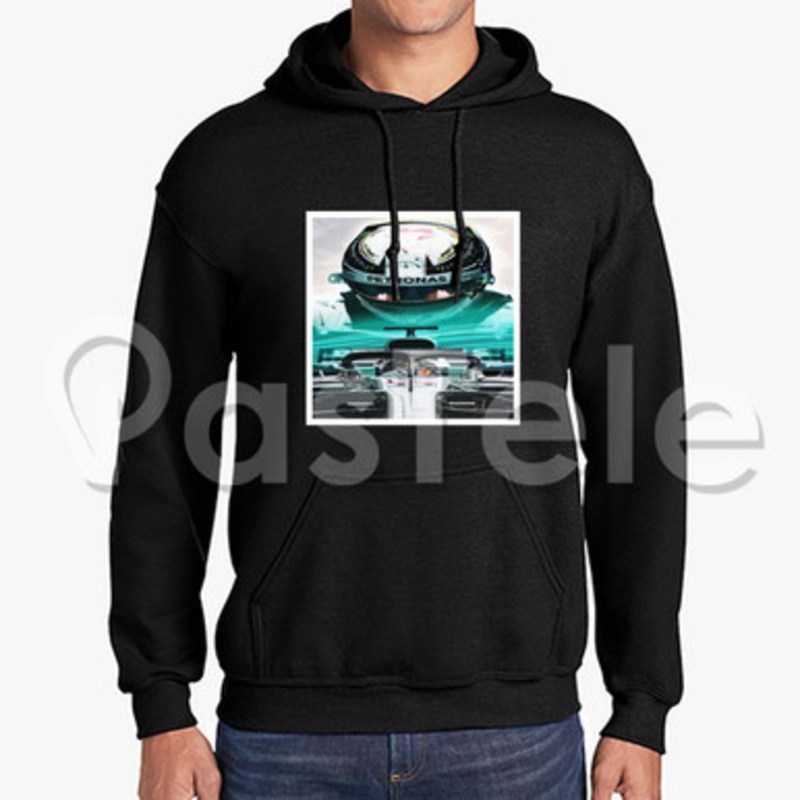 Lewis Hamilton Petronas Custom Unisex Hooded Sweatshirt Crew Hoodies Hoodie Cotton Polyester