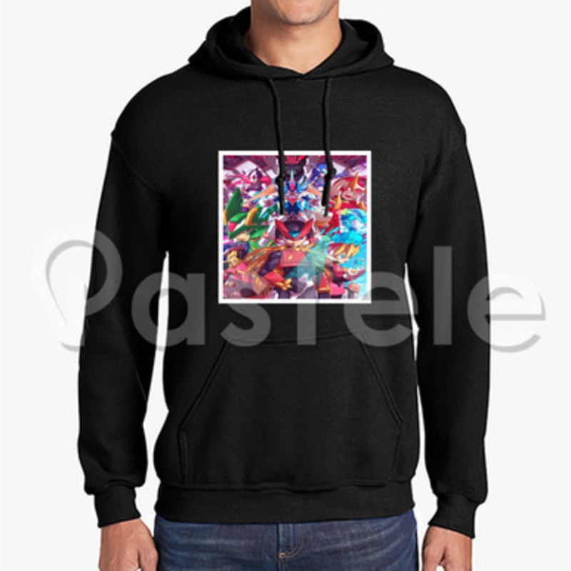 Megaman Rockman Zero Custom Unisex Hooded Sweatshirt Crew Hoodies Hoodie Cotton Polyester