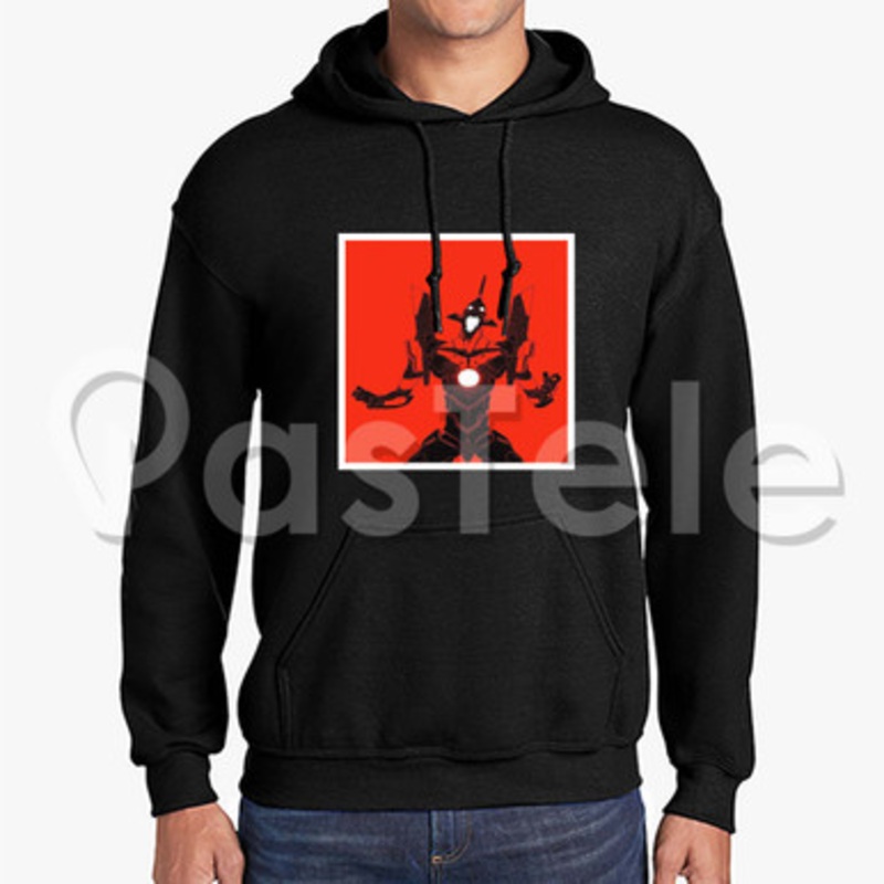 Neon Genesis Evangelion Custom Unisex Hooded Sweatshirt Crew Hoodies Hoodie Cotton Polyester