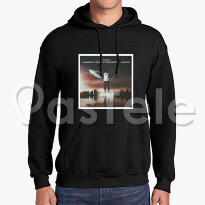 Phora Angels With Broken Wings Custom Unisex Hooded Sweatshirt Crew Hoodies Hoodie Cotton Polyester