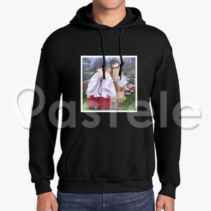 Red Data Girl Custom Unisex Hooded Sweatshirt Crew Hoodies Hoodie Cotton Polyester