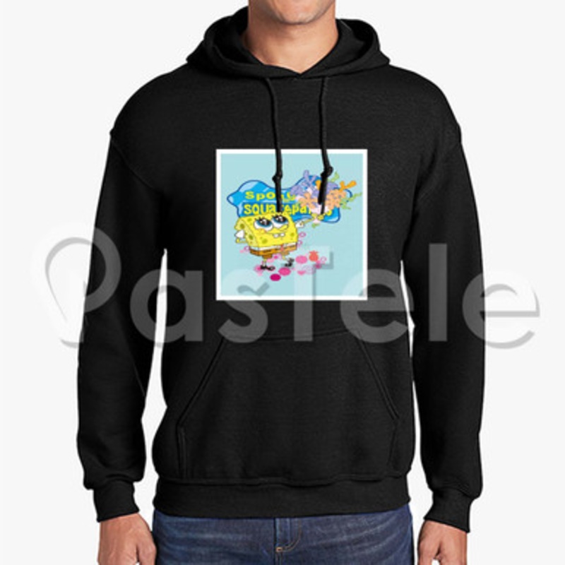 Spongebob Squarepants Custom Unisex Hooded Sweatshirt Crew Hoodies Hoodie Cotton Polyester
