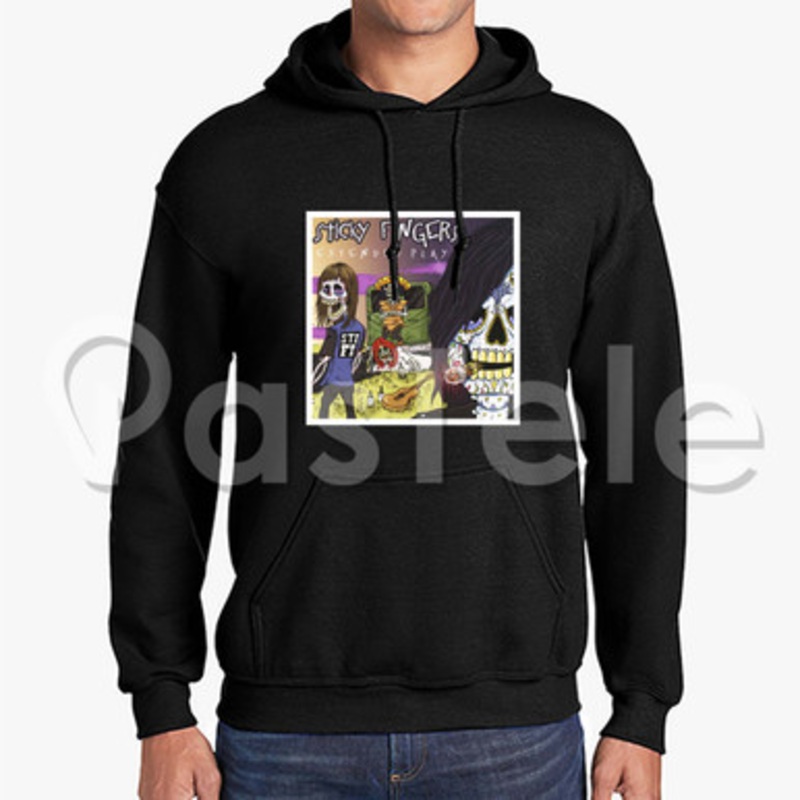 Sticky Fingers Custom Unisex Hooded Sweatshirt Crew Hoodies Hoodie Cotton Polyester