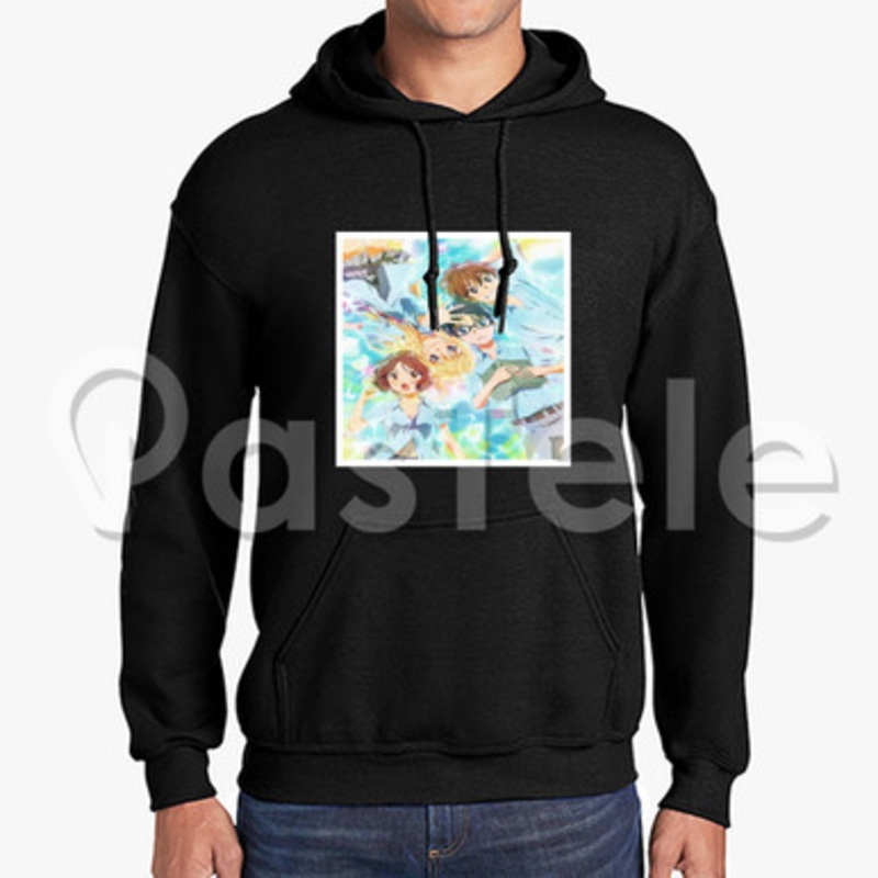 Your Lie in April Custom Unisex Hooded Sweatshirt Crew Hoodies Hoodie Cotton Polyester
