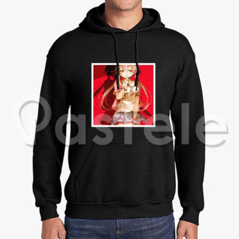 Yuno Gasai Future Diary Custom Unisex Hooded Sweatshirt Crew Hoodies Hoodie Cotton Polyester