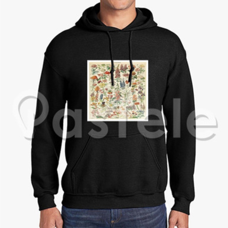 Adolphe Millot Fleurs Custom Unisex Hooded Sweatshirt Crew Hoodies Hoodie Cotton Polyester