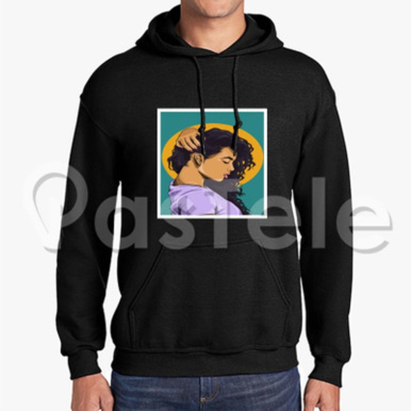African American Girl Custom Unisex Hooded Sweatshirt Crew Hoodies Hoodie Cotton Polyester