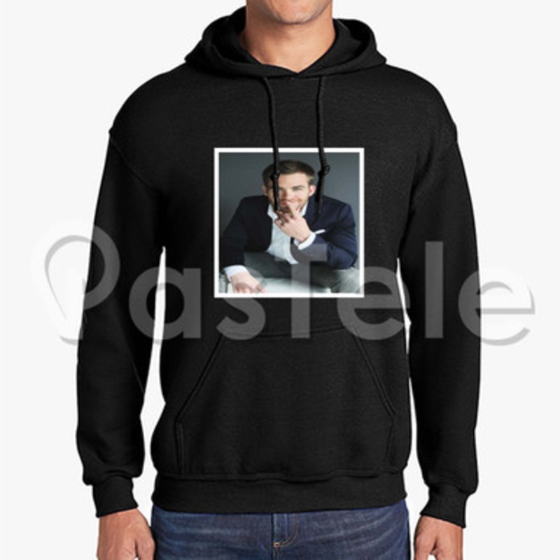 Chris Pine Custom Unisex Hooded Sweatshirt Crew Hoodies Hoodie Cotton Polyester