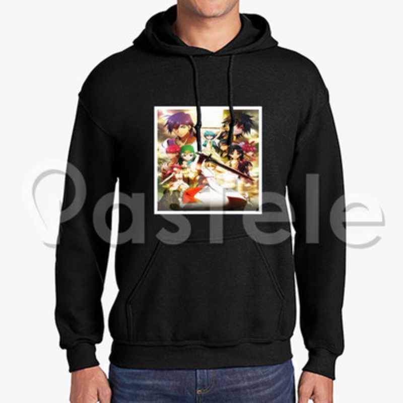 Magi The Labyrinth of Magic Custom Unisex Hooded Sweatshirt Crew Hoodies Hoodie Cotton Polyester