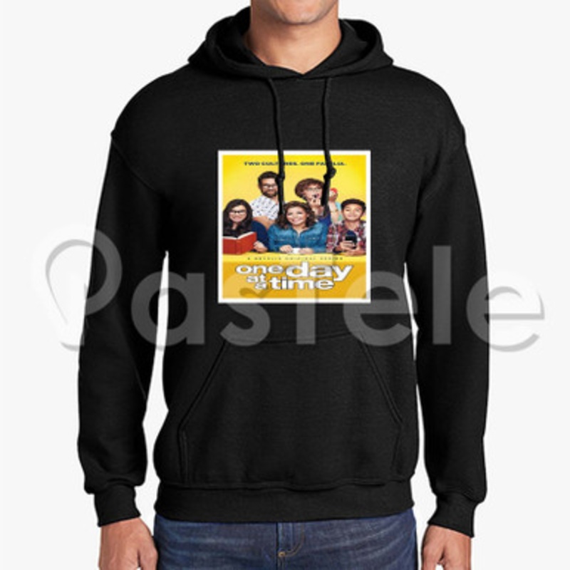 One Day At a Time Custom Unisex Hooded Sweatshirt Crew Hoodies Hoodie Cotton Polyester