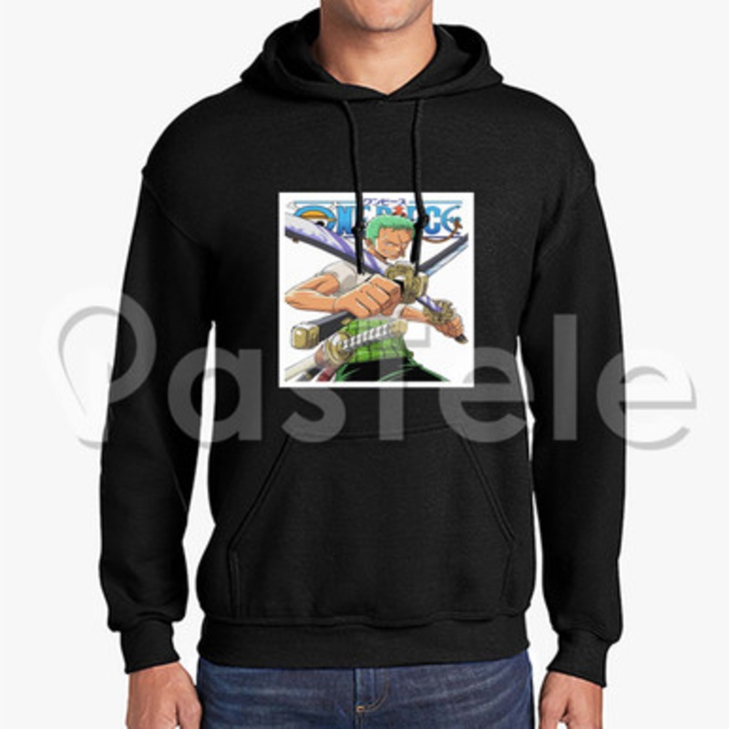 Roronoa Zoro One Piece Custom Unisex Hooded Sweatshirt Crew Hoodies Hoodie Cotton Polyester