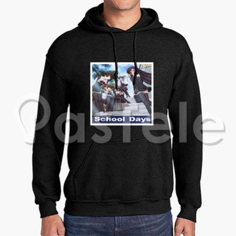 School Days Custom Unisex Hooded Sweatshirt Crew Hoodies Hoodie Cotton Polyester
