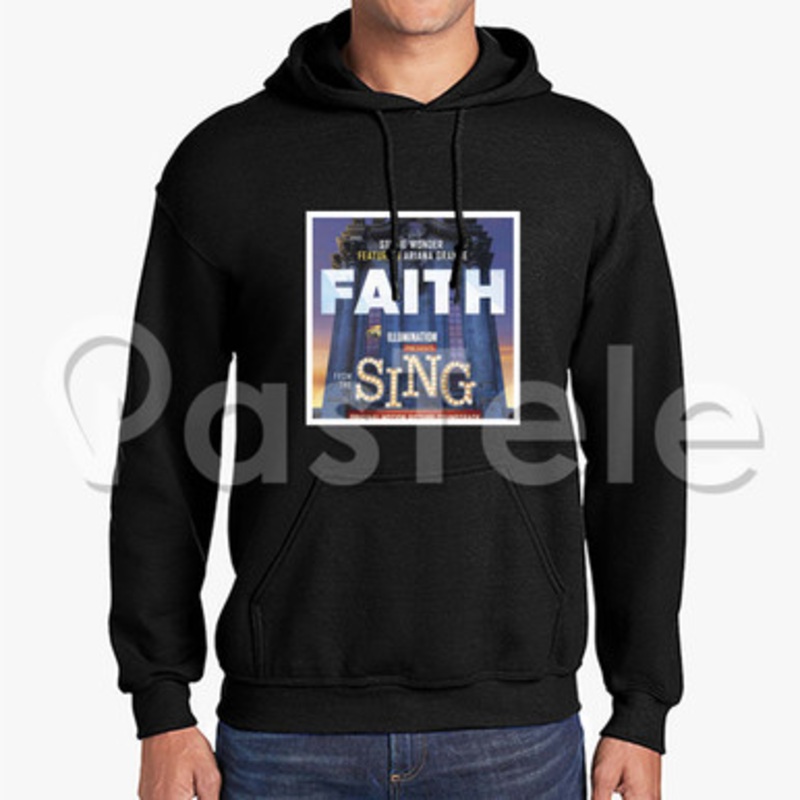 Stevie Wonder Faith ft Ariana Grande Custom Unisex Hooded Sweatshirt Crew Hoodies Hoodie Cotton Poly