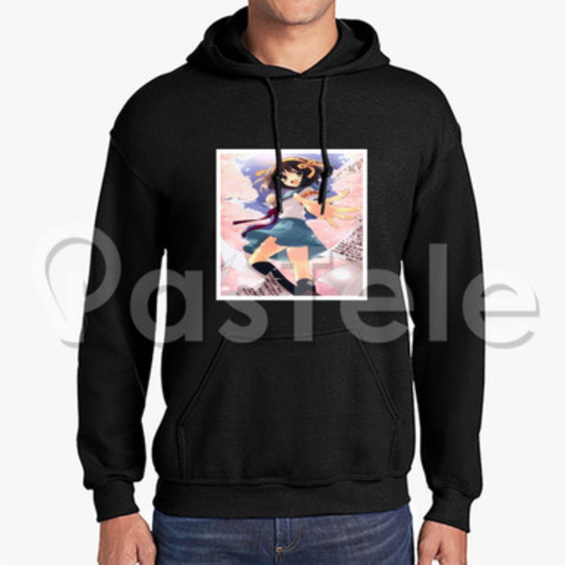 Suzumiya Haruhi Custom Unisex Hooded Sweatshirt Crew Hoodies Hoodie Cotton Polyester