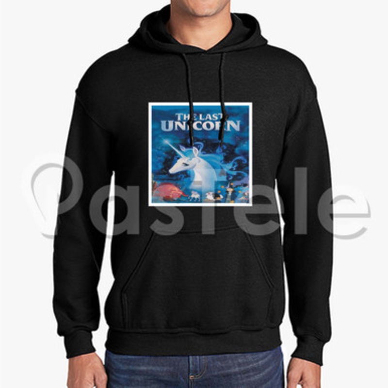The Last Unicorn Custom Unisex Hooded Sweatshirt Crew Hoodies Hoodie Cotton Polyester