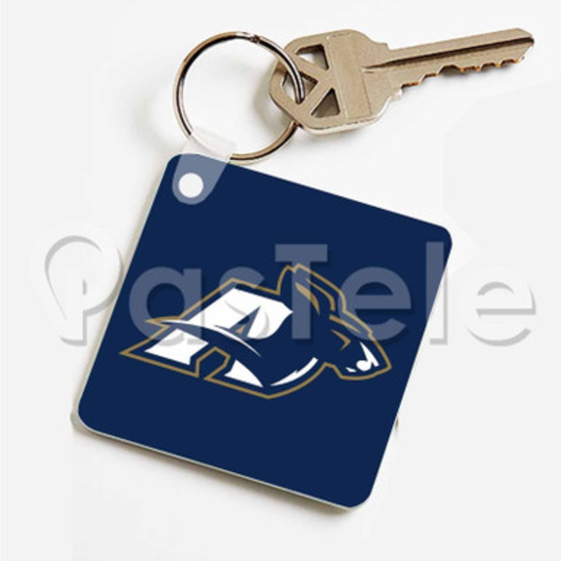 Akron Zips Custom Personalized Art Keychain Key Ring Jewelry Necklaces Pendant Two Sides