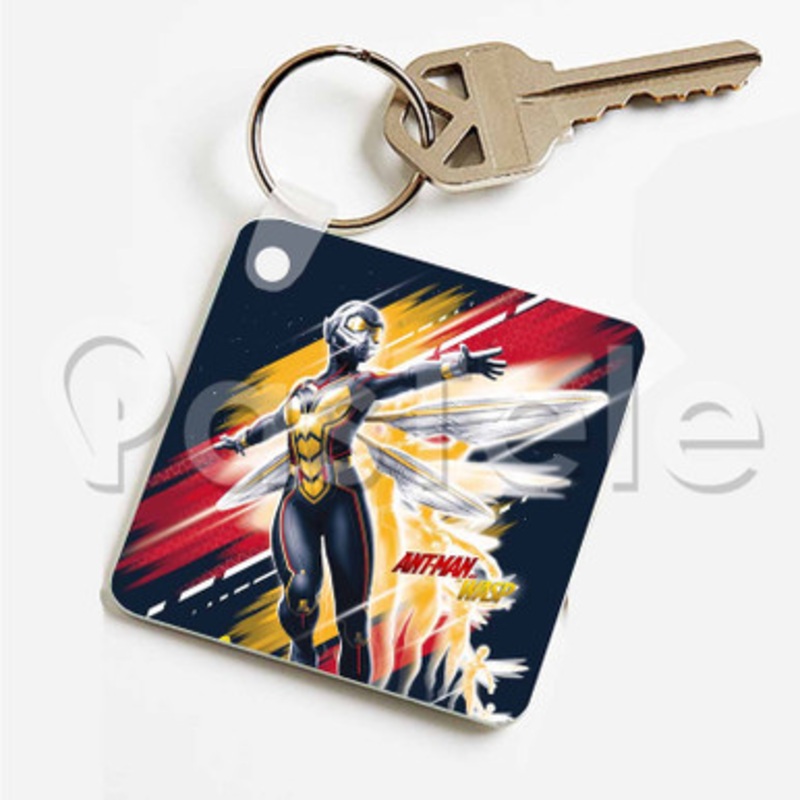 Ant Man and the Wasp Custom Personalized Art Keychain Key Ring Jewelry Necklaces Pendant Two Sides