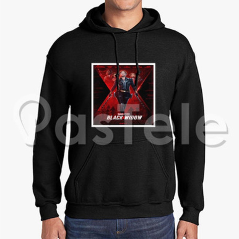 Black Widow Custom Unisex Hooded Sweatshirt Crew Hoodies Hoodie Cotton Polyester