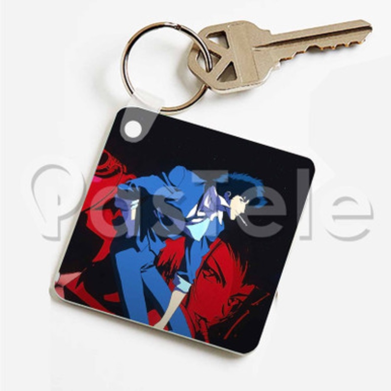 Cowboy Bebop Custom Personalized Art Keychain Key Ring Jewelry Necklaces Pendant Two Sides
