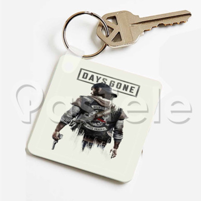 Days Gone Custom Personalized Art Keychain Key Ring Jewelry Necklaces Pendant Two Sides