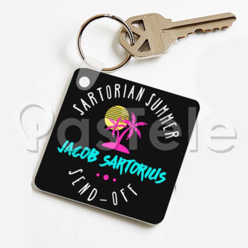 Jacob Sartorius Sartorian Summer Custom Personalized Art Keychain Key Ring Jewelry Necklaces Pendant Two Sides