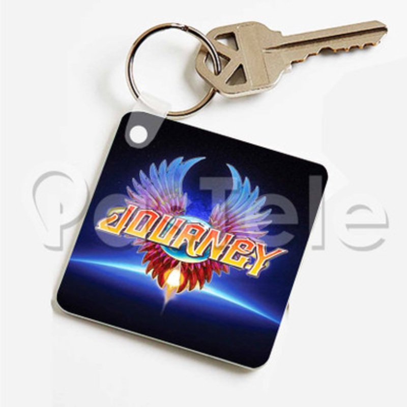 Journey Custom Personalized Art Keychain Key Ring Jewelry Necklaces Pendant Two Sides